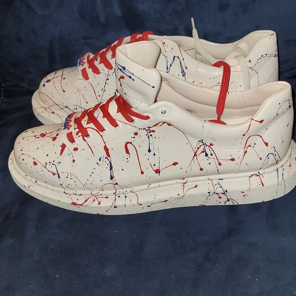 New California Swagg Splash sneakers...Red/Blue size 12 - Picture 7 of 13